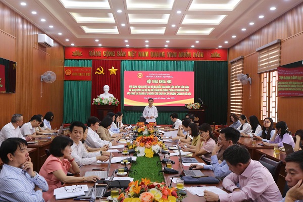 Hội thảo khoa học  “Vận dụng Nghị quyết Đại hội đại biểu toàn quốc lần thứ XIV của Đảng và Nghị quyết Đại hội Đảng bộ thành phố Hải Phòng lần thứ I vào công tác giảng dạy, nghiên cứu khoa học tại Trường Chính trị Tô Hiệu”